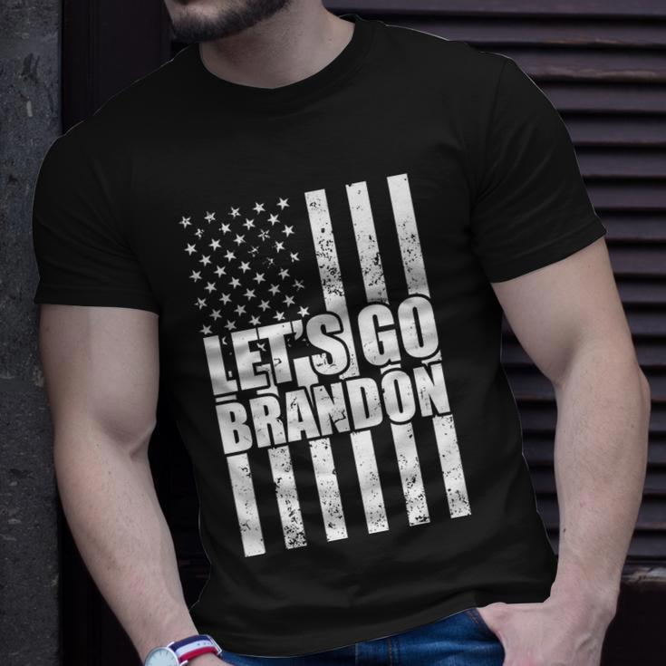 Lets Go Brandon Vintage American Flag Tshirt Unisex T-Shirt Gifts for Him