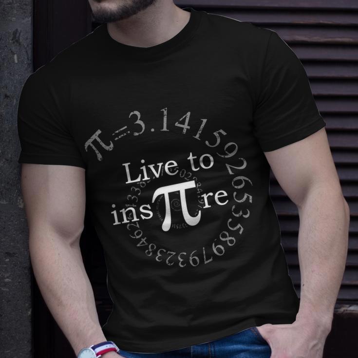 Live To Inspire Pi Day Tshirt Unisex T-Shirt Gifts for Him