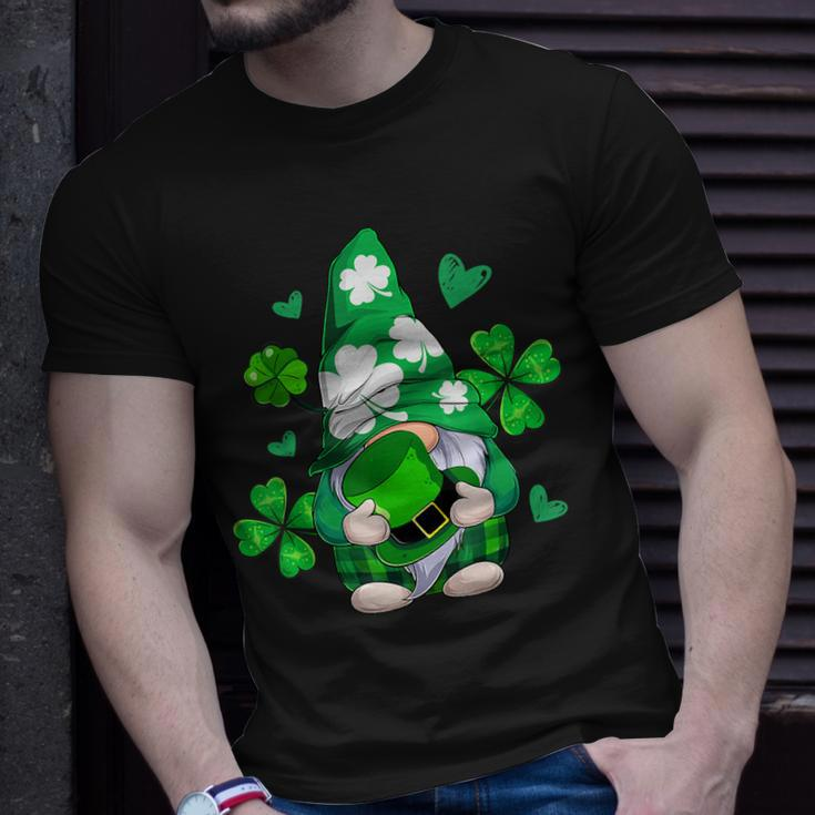 Love Gnomes Irish Shamrock St Patricks Day Four Leaf Clover T-shirt Gifts for Him