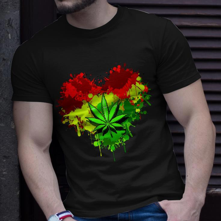 Love Weed Medical Marijuana Tshirt Unisex T-Shirt Gifts for Him