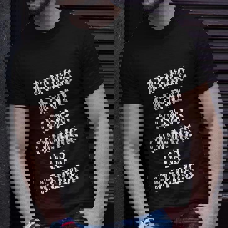 M R Ducks M R Not O S M R C M Wings Duck Lover Duck T-shirt Gifts for Him