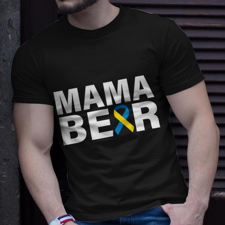 Mama Bear Down Syndrome Awareness Unisex T-Shirt Gifts for Him