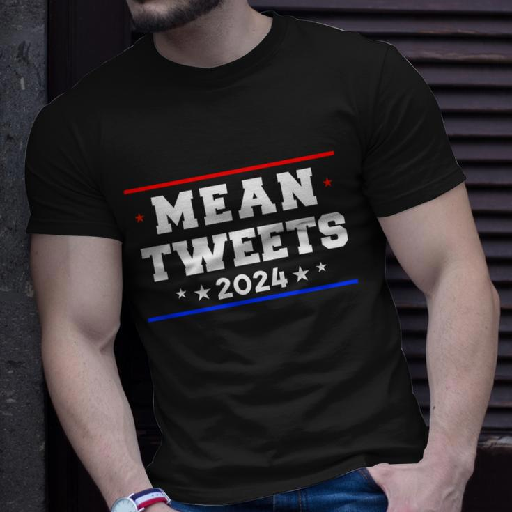 Mean Tweets 2024 Funny Trump Gift Unisex T-Shirt Gifts for Him