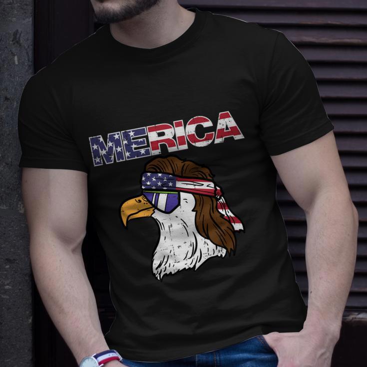 Merica Bald Eagle Mullet Sunglasses Fourth July 4Th Patriot Cool Gift Unisex T-Shirt Gifts for Him