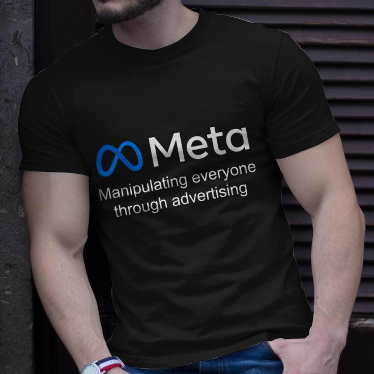 Meta Manipulating Everyone Through Advertising Unisex T-Shirt Gifts for Him