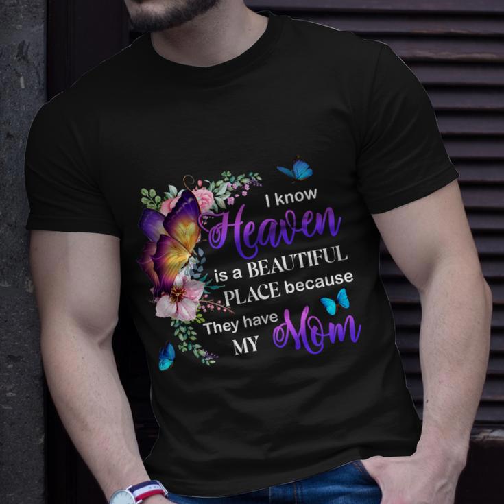 Mom In Heaven Memory Unisex T-Shirt Gifts for Him