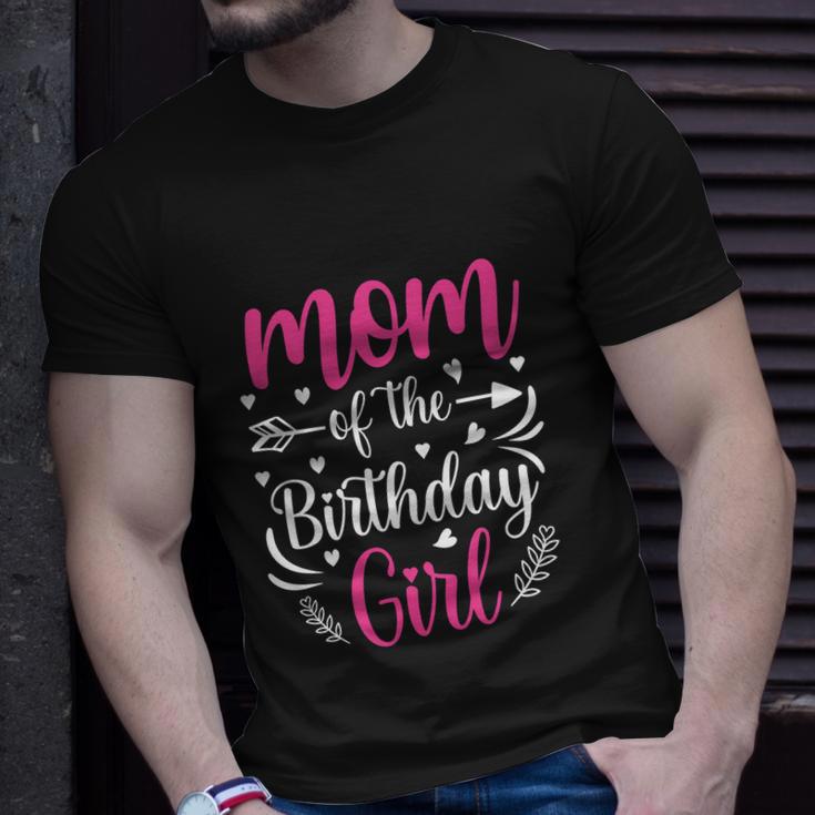 Mom Of The Birthday Girl Funny Mama Bday Party Unisex T-Shirt Gifts for Him