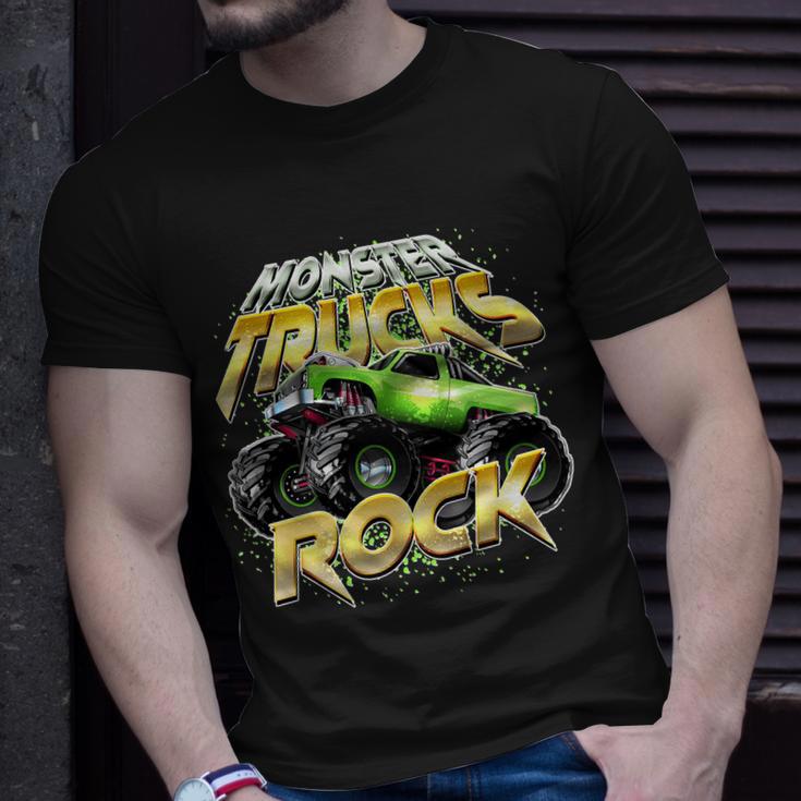 Monster Trucks Rock Unisex T-Shirt Gifts for Him