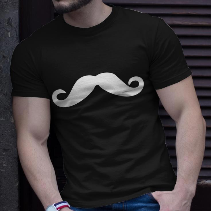 Mustache Logo Unisex T-Shirt Gifts for Him