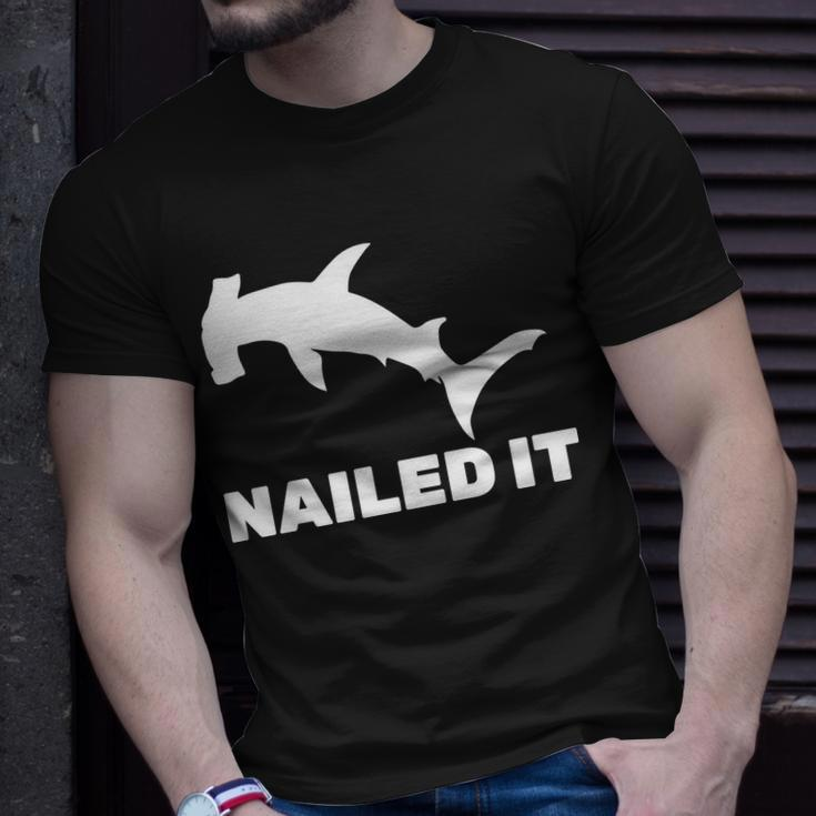 Nailed It Hammerhead Shark Unisex T-Shirt Gifts for Him