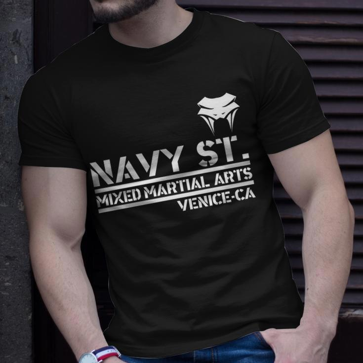 Navy St Mix Martial Arts Venice California Snake Logo Tshirt Unisex T-Shirt Gifts for Him