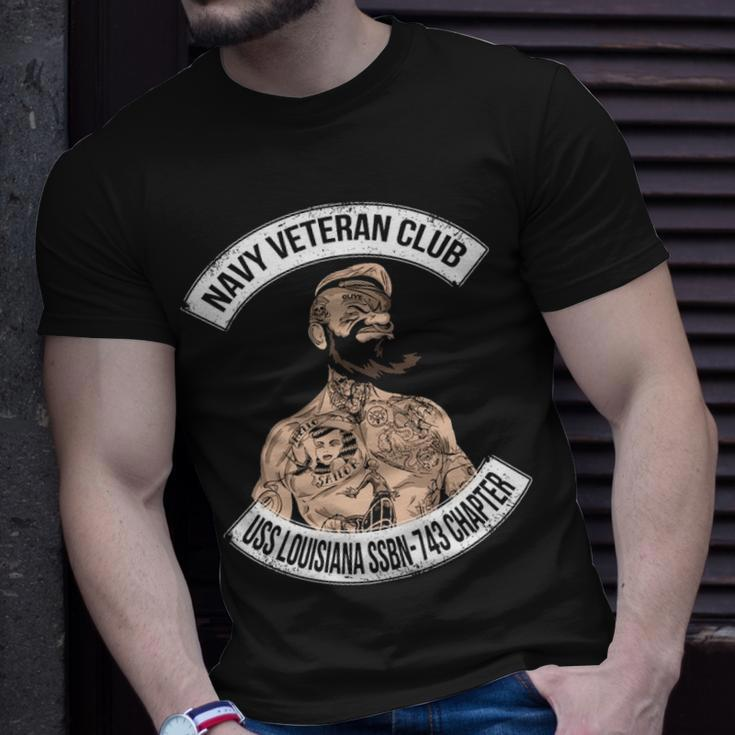 Navy Uss Louisiana Ssbn Unisex T-Shirt Gifts for Him