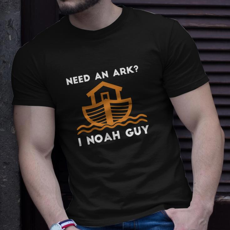 Need An Ark I Noah Guy Funny Christian Pun Unisex T-Shirt Gifts for Him