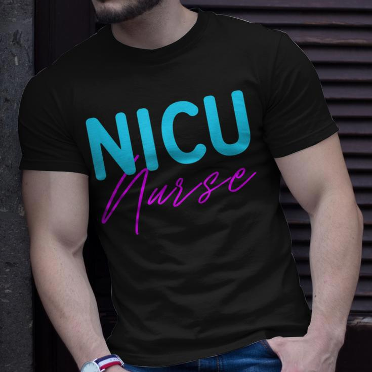Newborn Intensive Care Unit Nurse Nicu Nurse Unisex T-Shirt Gifts for Him