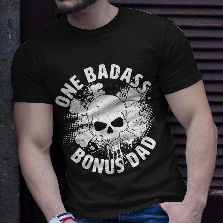 One Badass Bonus Dad Tshirt Unisex T-Shirt Gifts for Him