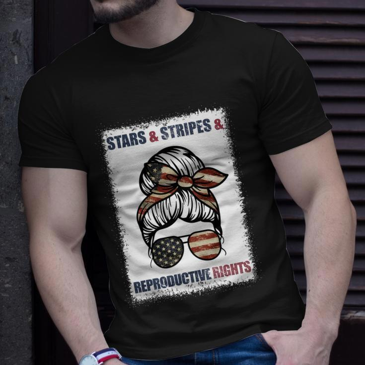 Patriotic 4Th Of July Stars Stripes And Reproductive Rights Funny Gift Unisex T-Shirt Gifts for Him