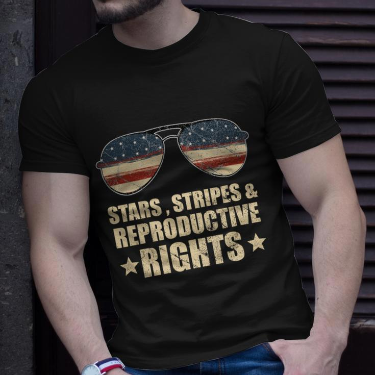 Patriotic 4Th Of July Stars Stripes And Reproductive Rights Funny Gift V2 Unisex T-Shirt Gifts for Him