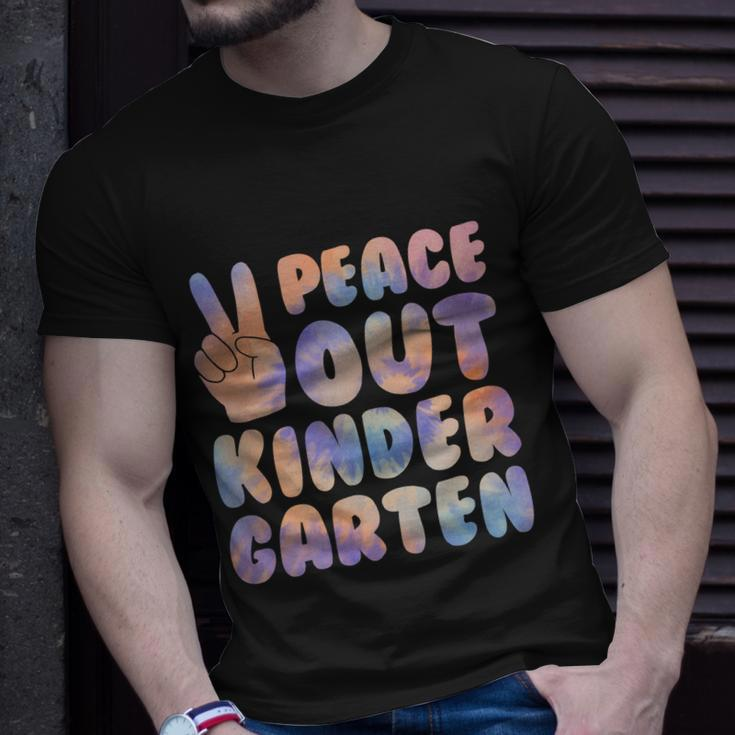 Peace Out Kindergarten Grade 2022 Happy Last Day Of School Cool Gift Unisex T-Shirt Gifts for Him