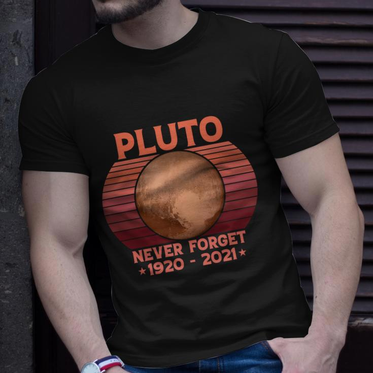 Pluto Never Forget V2 Unisex T-Shirt Gifts for Him