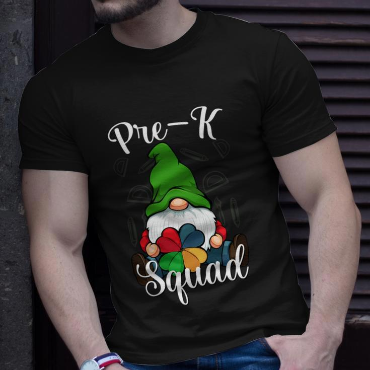 Pregiftk Squad Back To School Cute Gnome Students Teachers Gift Unisex T-Shirt Gifts for Him