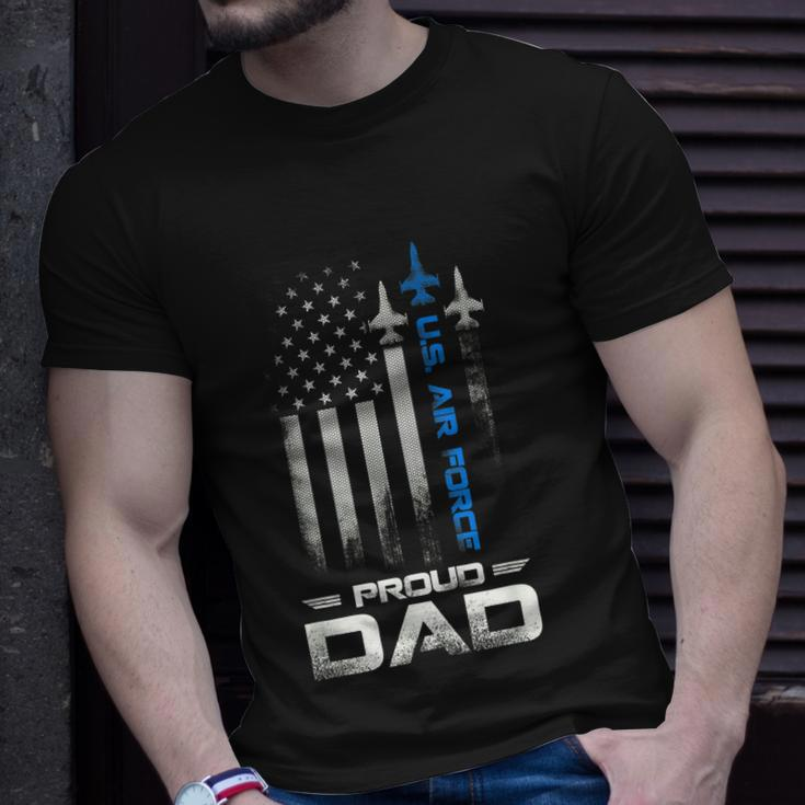 Pride US Army Im A Proud Air Force Dad Unisex T-Shirt Gifts for Him