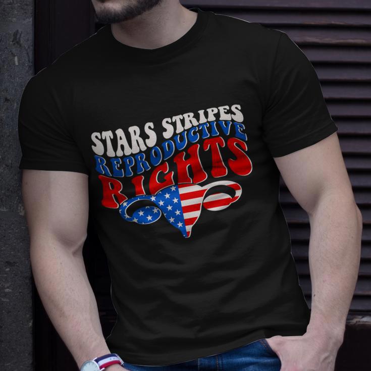 Pro Roe Stars Stripes Reproductive Rights Unisex T-Shirt Gifts for Him