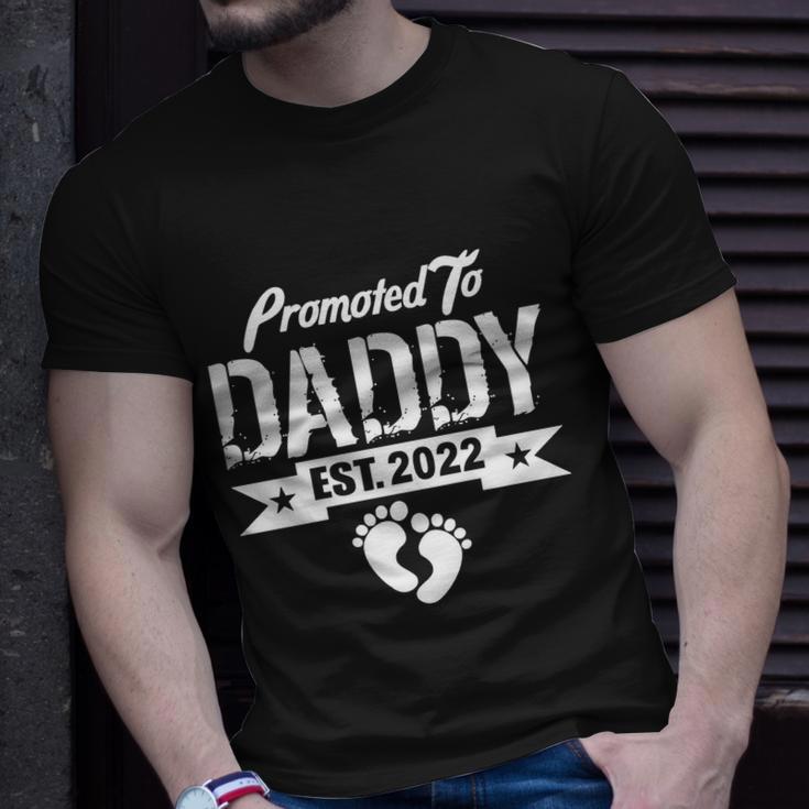 Promoted To Daddy Est Unisex T-Shirt Gifts for Him