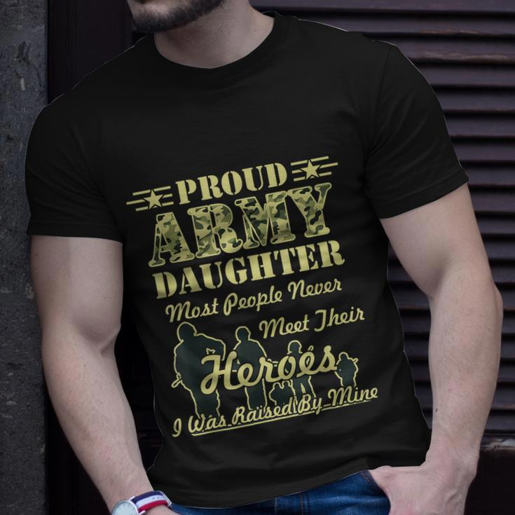 Proud Army Daughter Gift Unisex T-Shirt Gifts for Him