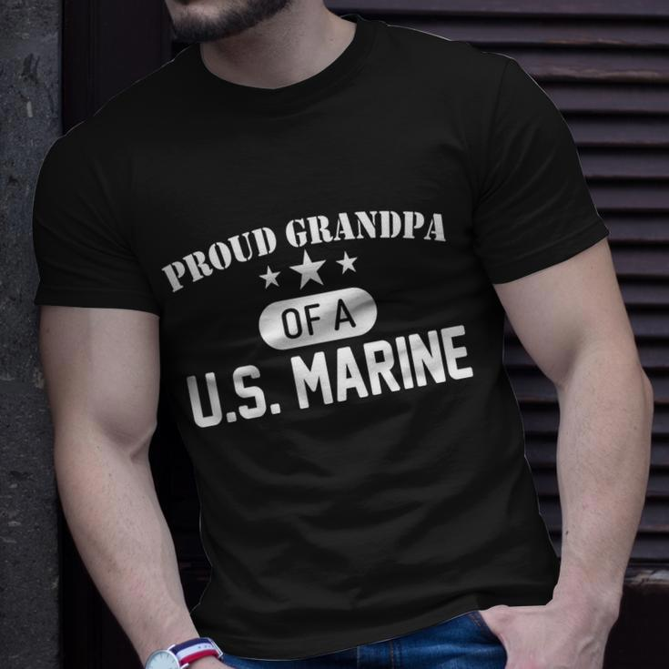 Proud Grandpa Of A US Marine Unisex T-Shirt Gifts for Him