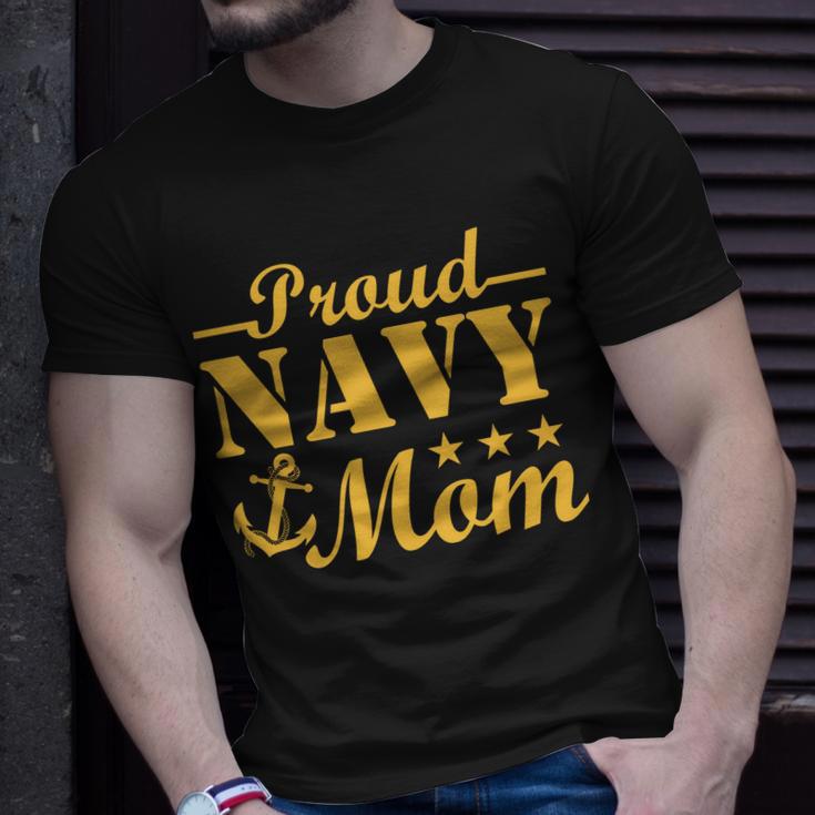 Proud Navy Mom V4 Unisex T-Shirt Gifts for Him