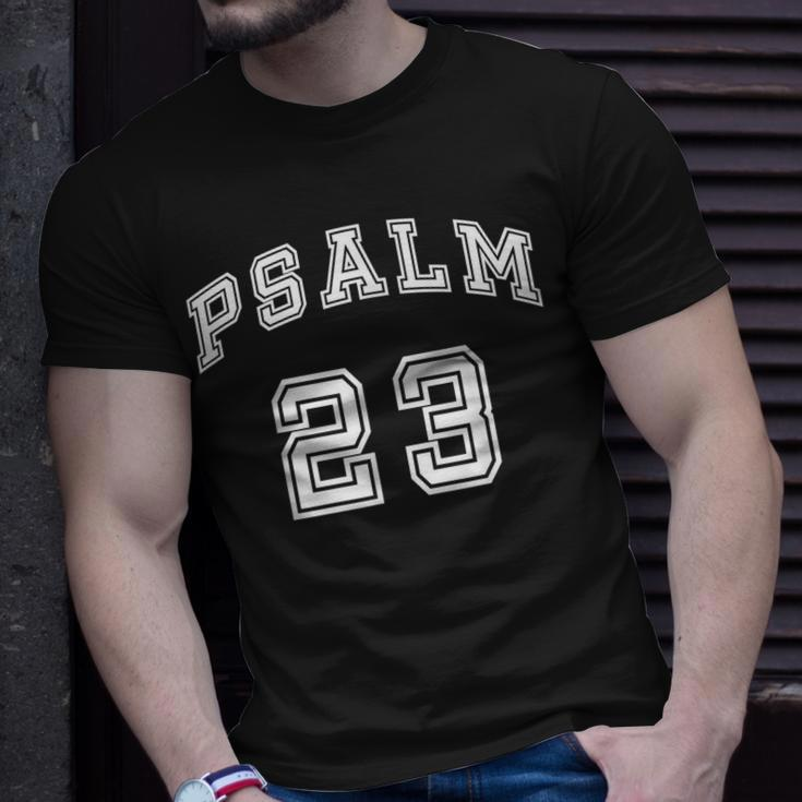 Psalm 23 Fearless Christian Sports Double Sided T-shirt Gifts for Him