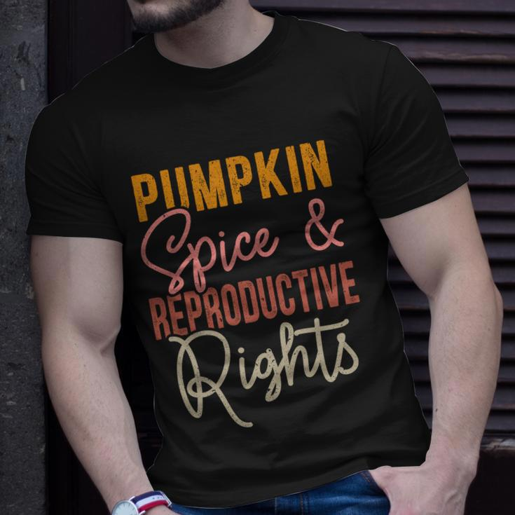 Pumpkin Spice And Reproductive Rights Feminist Rights Gift Unisex T-Shirt Gifts for Him