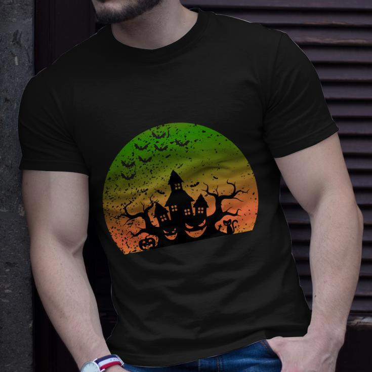 Pumpkin Witch Castle Halloween Quote Unisex T-Shirt Gifts for Him