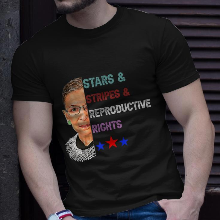 Rbg Ruth Stars Stripes Reproductive Rights 4Th Of July Womenn Unisex T-Shirt Gifts for Him