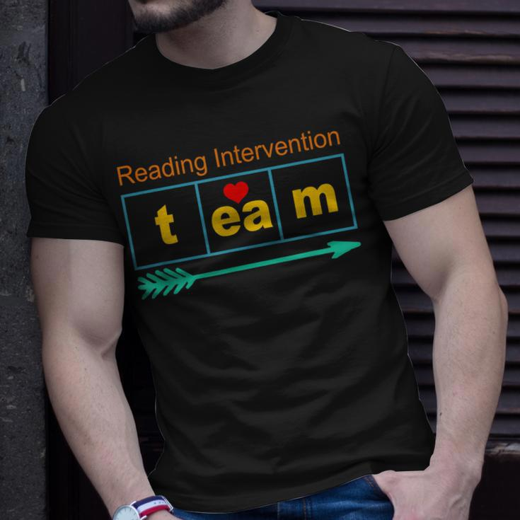 Reading Intervention Team Science Of Reading Teacher Squad T-shirt Gifts for Him