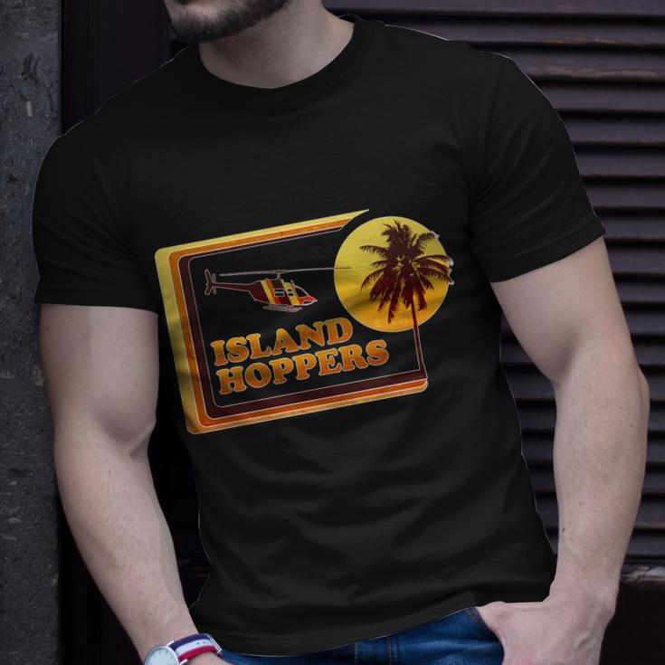 Retro Island Hoppers V2 Unisex T-Shirt Gifts for Him
