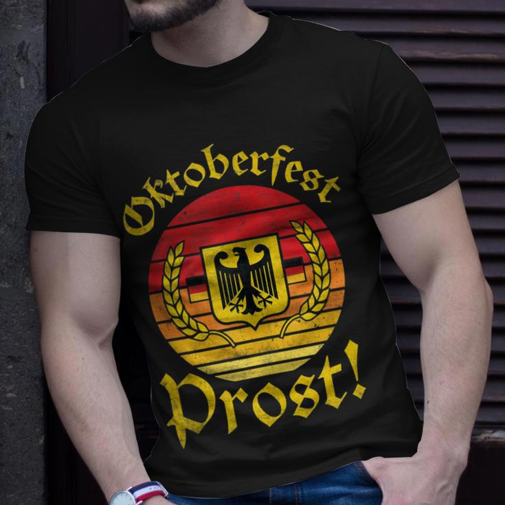 Retro Prost German Eagle Vintage Oktoberfest T-shirt Gifts for Him