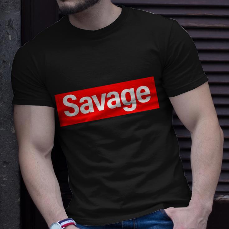 Savage Logo Tshirt Unisex T-Shirt Gifts for Him