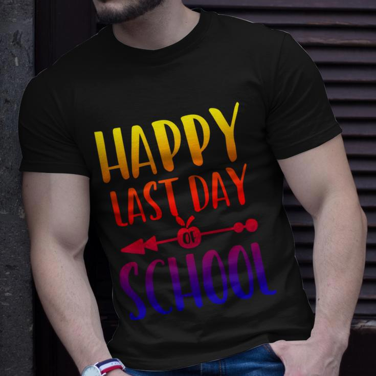 School Funny Gift Happy Last Day Of School Gift V2 Unisex T-Shirt Gifts for Him