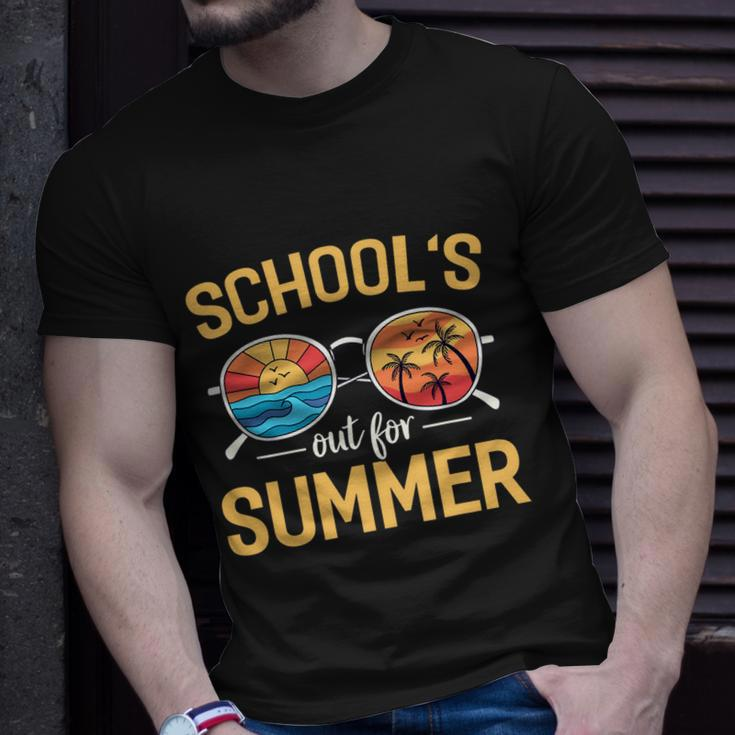 Schools Out For Summer Funny Happy Last Day Of School Gift Unisex T-Shirt Gifts for Him