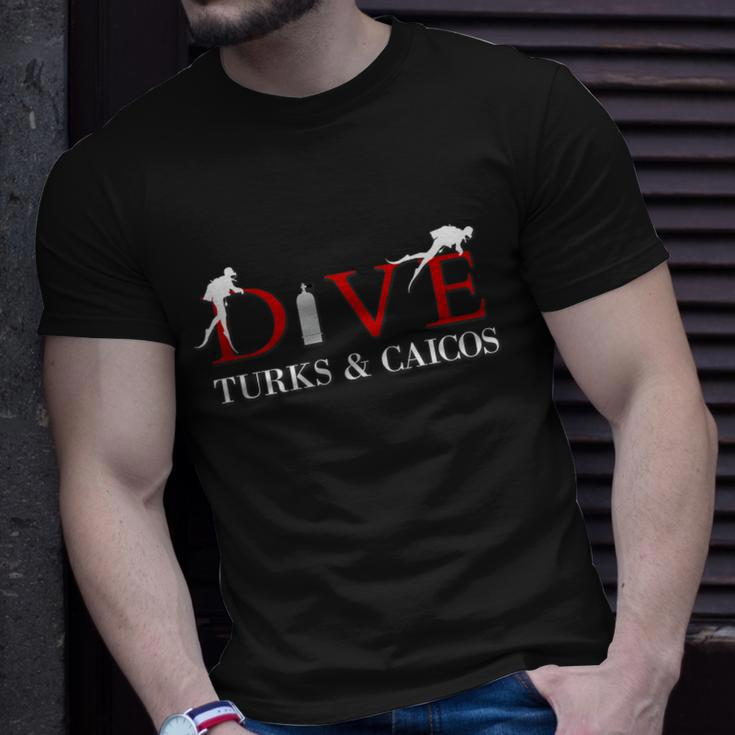 Scuba Dive Turks And Caicos Souvenir Unisex T-Shirt Gifts for Him