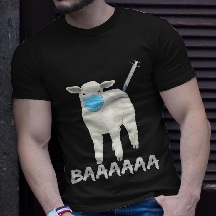 Sheep Or Sheeple Anti Vaccine And Mask Tshirt Unisex T-Shirt Gifts for Him