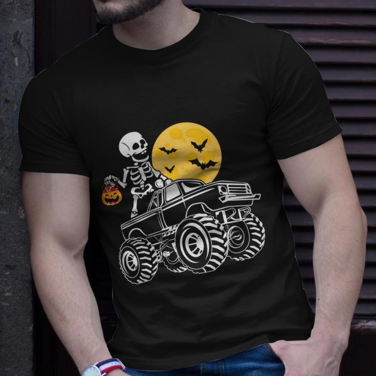 Skeleton Dracula Truck Halloween Quote Unisex T-Shirt Gifts for Him