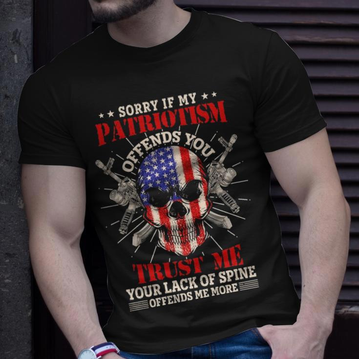 Sorry If My Patriotism Offends You Unisex T-Shirt Gifts for Him