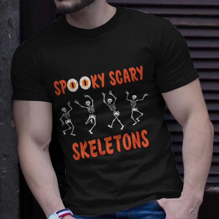 Spooky Scary Skeletons Halloween Quote V2 Unisex T-Shirt Gifts for Him