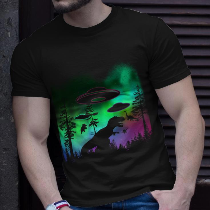 Storm Area 51 Alien Dinosaur Ufo Unisex T-Shirt Gifts for Him