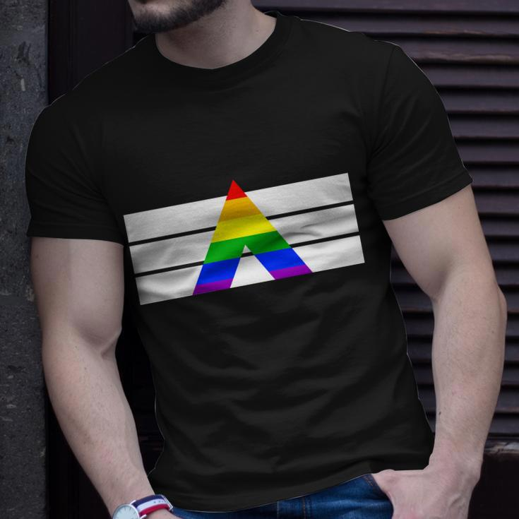 Straight Ally Pride Flag Unisex T-Shirt Gifts for Him