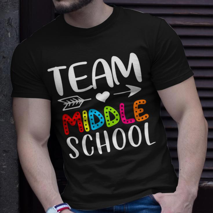 Team Middle School - Middle School Teacher Back To School Unisex T-Shirt Gifts for Him