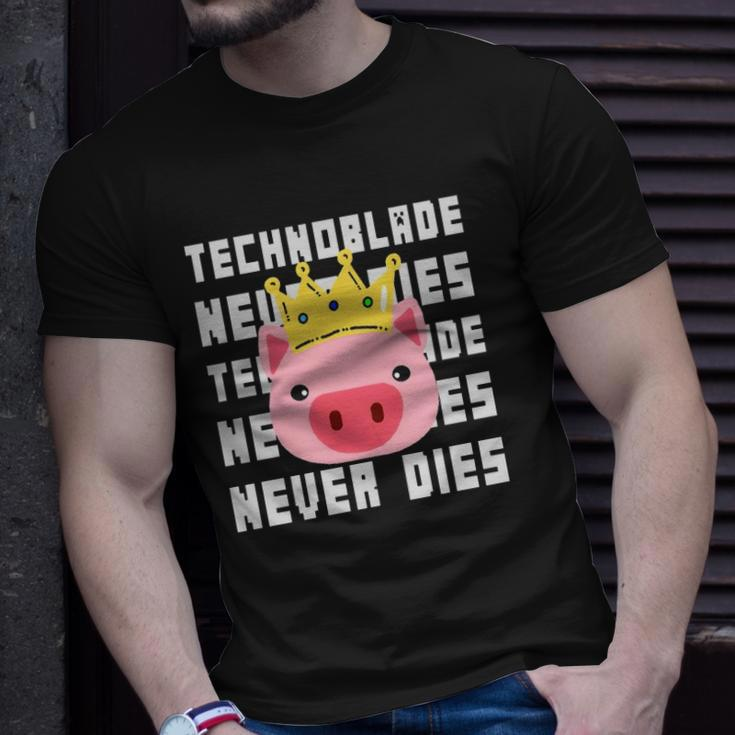 Technoblade Never Dies Technoblade Dream Smp Gift Unisex T-Shirt Gifts for Him