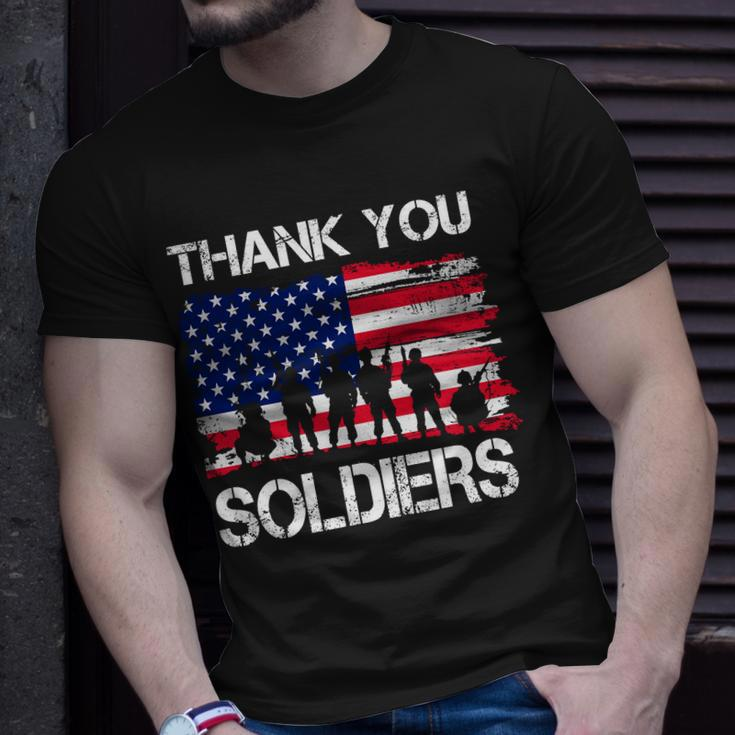 Thank You Soldiers Tshirt Unisex T-Shirt Gifts for Him